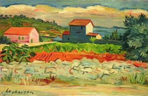 Paisaje cerca de Sanary II de Karl Leyhausen