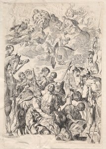 San Jorge preparándose para su martirio de Karl Ludwig Bernhard Buchhorn