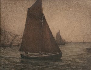 Barcos de pesca con red