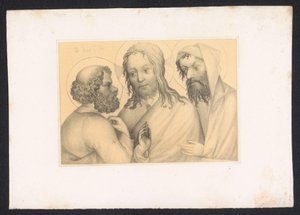 Roeping van Petrus en Andreas Diseños y estudios de un maestro holandés del siglo XV. Siglo. Basado en los originales conservados en la Biblioteca Real de Berlín (título de la serie) de Karl Palzow