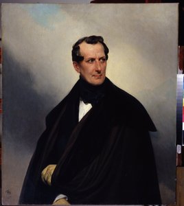 "Retrato del conde Vladimir Musin-Pushkin (Moussine Pouchkine) (1798-1854)". Peinture de Karl Pavlovich Briullov (Brioullov) (1799-1852) 1830 Regional Art Museum Arkhangelsk Russie de Karl Pavlovich Bryullov