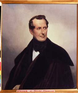 "Portrait du comte Vladimir Musin-Pushkin (Musin Pushkin) (1798-1854)" Peinture de Karl Briullov (Brioullov) (1799-1852) 1838 State Art Museum, Yaroslavl. de Karl Pavlovich Bryullov