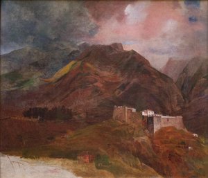 El Fuerte del Pico en la isla de Madeira, 1849-1850 de Karl Pavlovich Bryullov