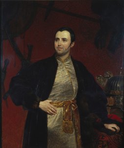 Retrato del Príncipe Mijaíl Andréyevich Obolensky 1805-1873, 1846