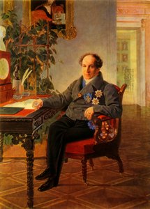 Retrato del estadista Alexandr Nikolayevich Golitsyn