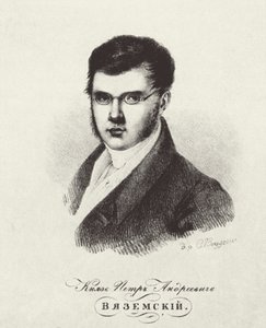 Retrato del Poeta Príncipe Pyotr A. Vyazemsky 1792-1878, 1820s