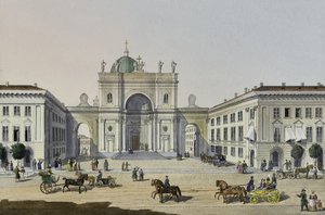 La Iglesia Católica de Santa Catalina en San Petersburgo de Karl Petrovich Beggrov
