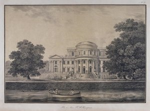 El Palacio Yelagin en San Petersburgo, 1823 de Karl Petrovich Beggrov