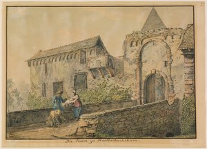 Ruina del Tiefburg en Handschuhsheim de Carl Philipp Fohr