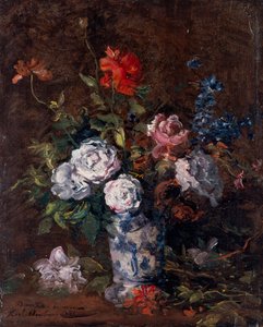 Manojo de flores de Karl Pierre Daubigny