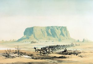 Vista del monte Barkal de Karl Richard Lepsius