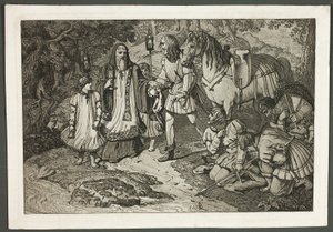 Rodolfo de Habsburgo y el sacerdote de Karl Russ