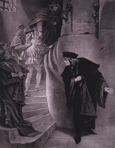 Escena de Ricardo III de Shakespeare (Acto III, Escena 5) de Karl Theodor von Piloty
