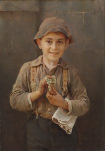 Vendedor de periódicos, 1899