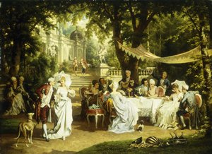 La fiesta en el jardín de Karl or Carl the Younger Schweninger