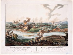 El sitio de Khotyn en 1788 de Karl von (after) Schutz