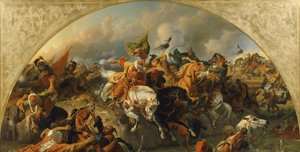 La batalla de Zenta 1697 de Karl von Blaas