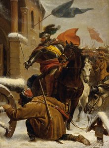 Incursión de Johann de Werth cerca de Tuttlingen en 1643 de Karl von Blaas