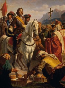 Marcha del príncipe Eugenio a Bosnia en 1697 de Karl von Blaas