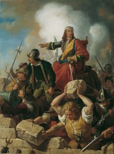 La defensa de Viena contra los turcos de Karl von Blaas