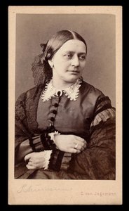 Retrato de Clara Schumann (1819-1896) de Karl von Jagemann