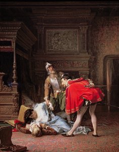 Una escena de la noche de San Bartolomé de Karlis Fridikh Huns