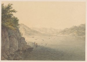 Varenna en el Lago de Como de Karoly Lajos Libay