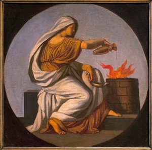 Alegoría del fuego. de Károly Lotz