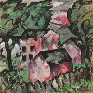 Paisaje, 1911 de Kazimir Severinovich Malevich