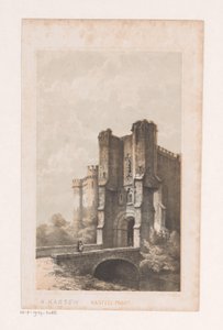 Puerta de la ciudad en el siglo XIII
Puerta del castillo (siglo XIII) (título en el objeto) de Kasparus Karsen
