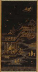 Paraíso de Amida Buda Amitabha, período Heian, 794-1185