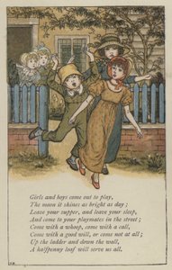 Niñas y niños salgan a jugar de Kate (after) Greenaway