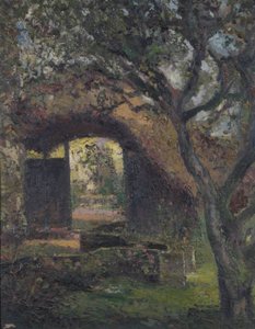 La puerta abierta (óleo sobre lienzo) de Kate Blackmore