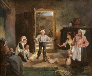 Niños Jugando al Escondite de Kate Gray