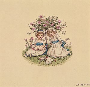 Ilustración para el Día de San Valentín, 1902 de Kate Greenaway