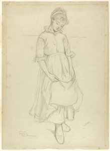 Niña de pie de Kate Greenaway