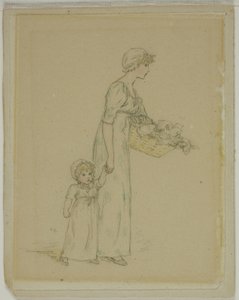 Mujer con niño de Kate Greenaway