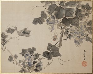 Flores y pájaros de Katei Taki