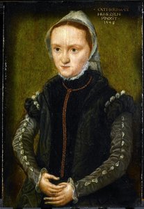 Retrato de una mujer, probablemente un autorretrato de Katharina van Hemessen