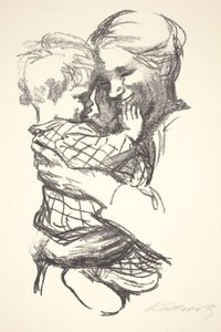 Madre con Niño en Brazos de Käthe Kollwitz