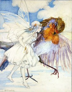 Petirrojo y el hada de las flores de Kathleen Wallis Coales