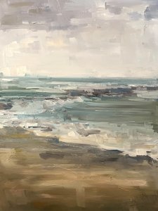 Llanuras de zanja, 2018 (óleo sobre lienzo)