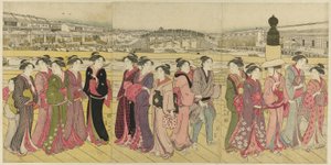 Cruzando el Puente Nihonbashi