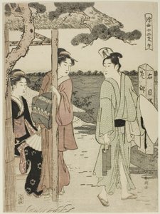 Caballo, de la serie "Doce Horas del Mundo Flotante (Ukiyo juni shi)"