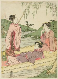El octavo mes (Hachigatsu), de la serie "Costumbres populares de los doce meses (Fuzoku juni ko)" de Katsukawa Shuncho
