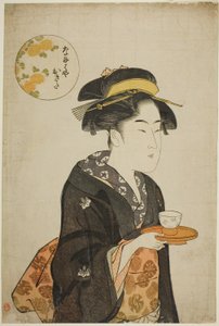 La camarera Okita del Naniwaya de Katsukawa Shuncho