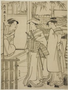 Noveno acto: La casa de Yuranosuke en Yamashina, de la obra Chushingura (Tesoro de los cuarenta y siete leales retenedores).