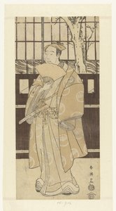 El actor Sawamura Sojuro III como Oboshi Yuranosuke de Katsukawa Shunei