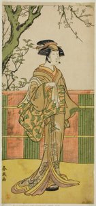 El actor Sawamura Tamagashira en un papel no identificado de Katsukawa Shun