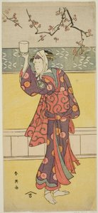 El actor Segawa Tomisaburo II en un papel no identificado de Katsukawa Shun